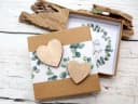 ZauberDeko Personalisierte Geldgeschenkbox Hochzeit Eukalyptus Bild 5