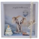 ZauberDeko Geschenkbox Taufe Geldgeschenk Elefant Blau Personalisiert Bild 2