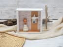 ZauberDeko Geschenkbox Geldgeschenk Kommunion Mädchen Orange Braun Bild 4