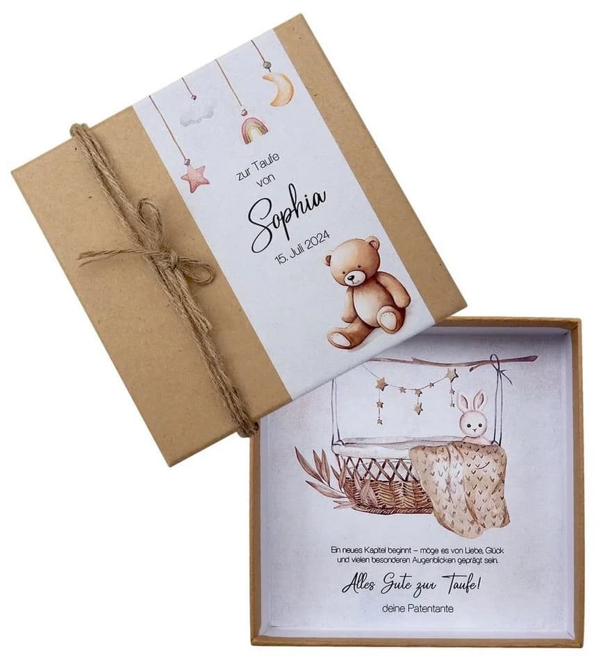 ZauberDeko Geschenkbox Geldgeschenk Boho Style Personalisiert - Bild 2