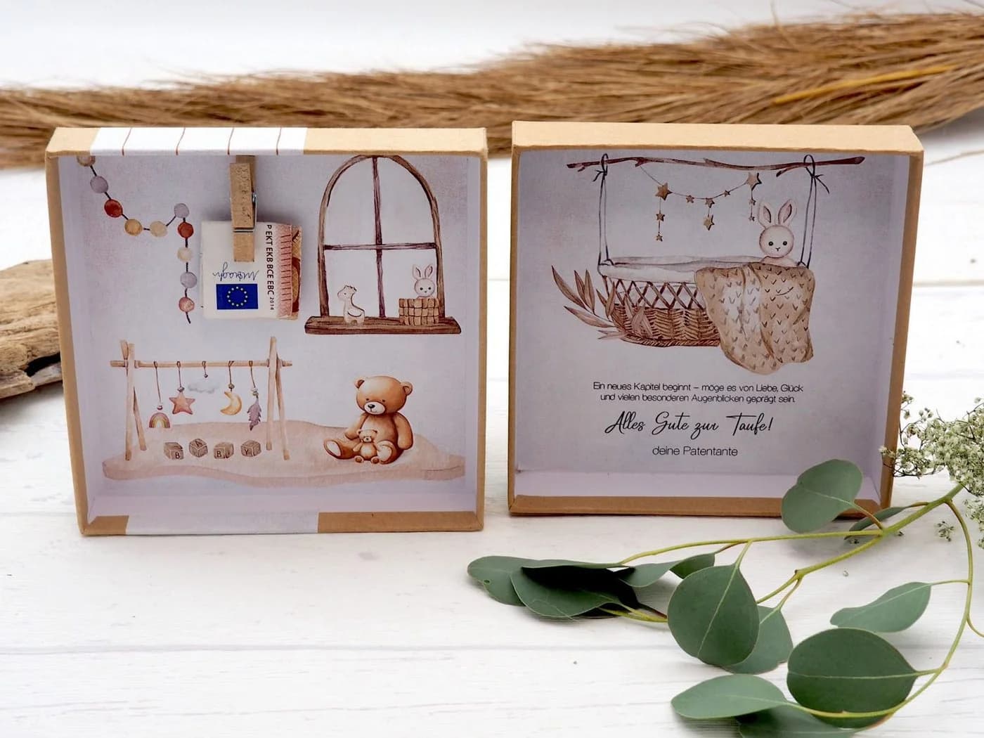 ZauberDeko Geschenkbox Geldgeschenk Boho Style Personalisiert - Bild 5