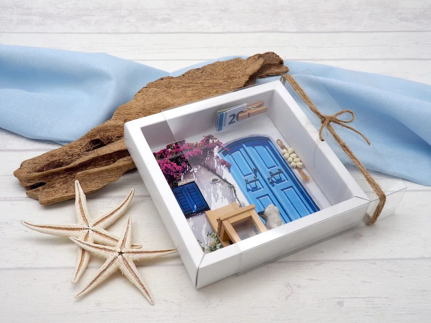 ZauberDeko Geschenkbox Geldgeschenk Kroatien Urlaub Weiß - Bild 3