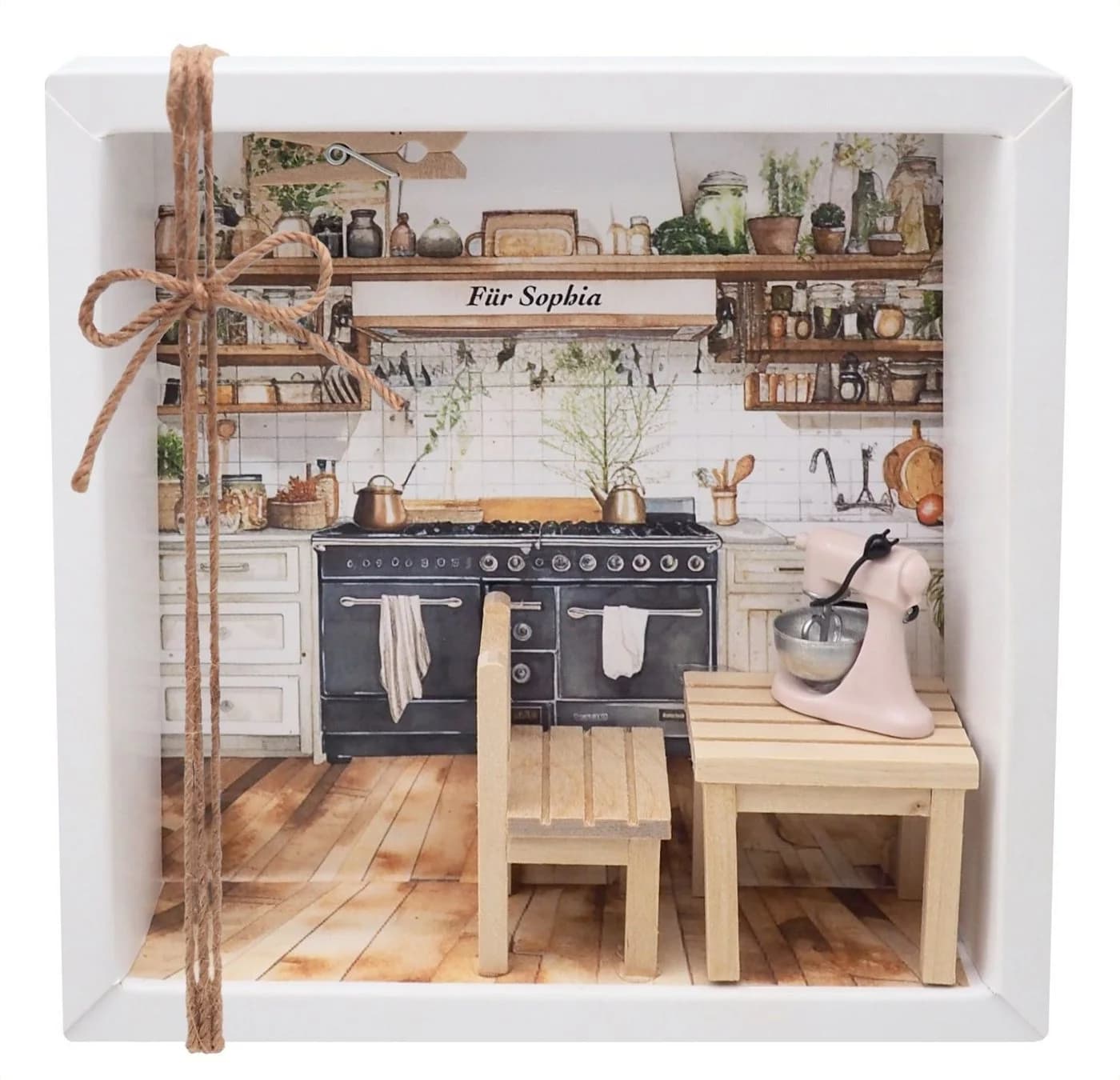 Personalisierte Geldgeschenkbox Backen & Mixen mit Name - Bild 2