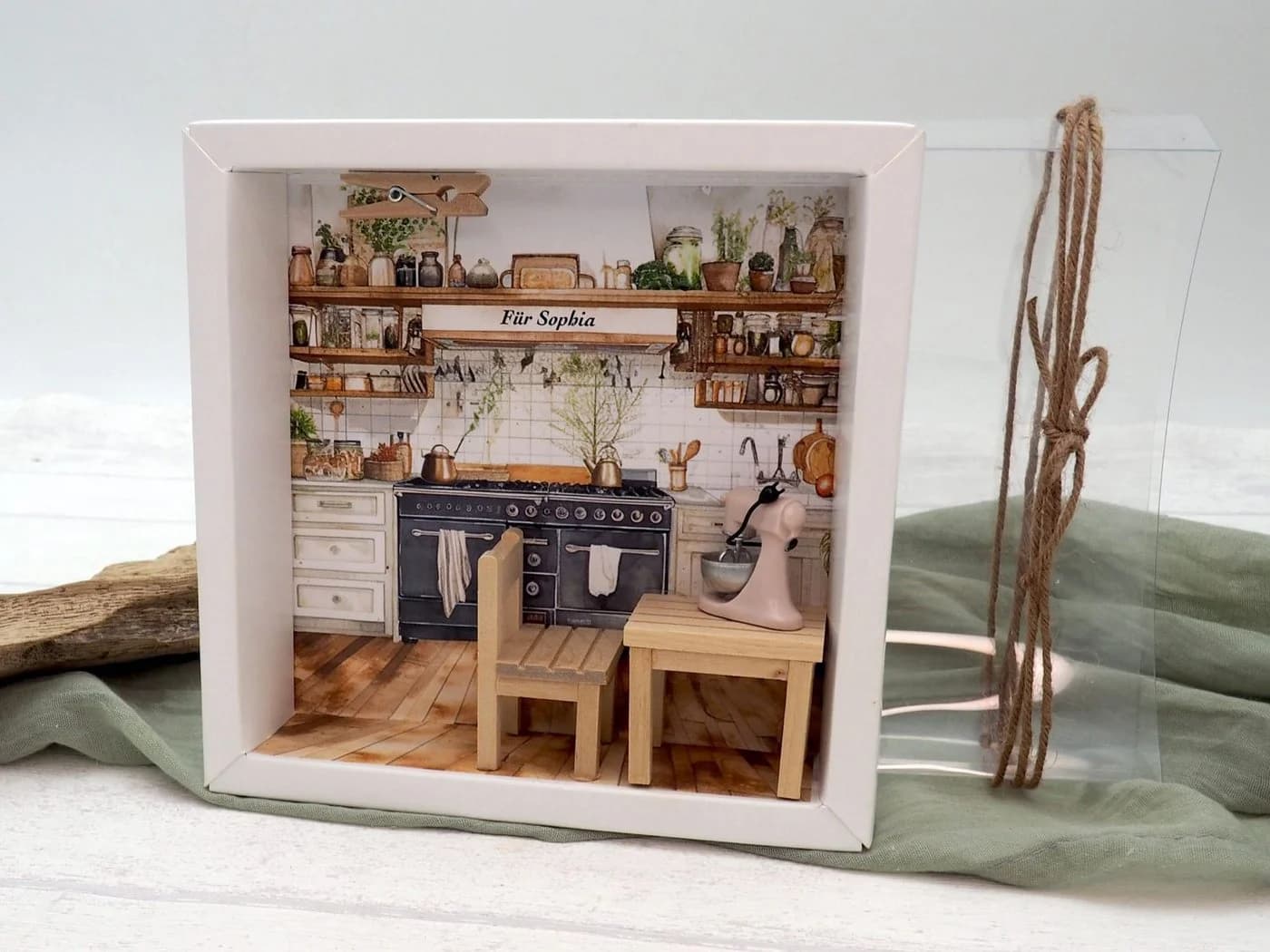Personalisierte Geldgeschenkbox Backen & Mixen mit Name - Bild 5