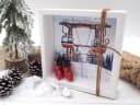 ZauberDeko Geschenkbox Geldgeschenk Skiurlaub Weiß/Rot Bild 1