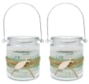 ZauberDeko Windlicht Glaube Liebe Hoffnung Salbei Fisch Kommunion Konfi 9cmH 2Stk Bild 2