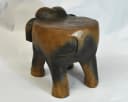 Thaiboo Elefantentisch Massivholz Hocker Deko Blumenständer Bild 5