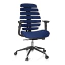 hjh OFFICE ERGO LINE II Bürostuhl Stoff Ergonomisch mit Armlehnen Bild 1