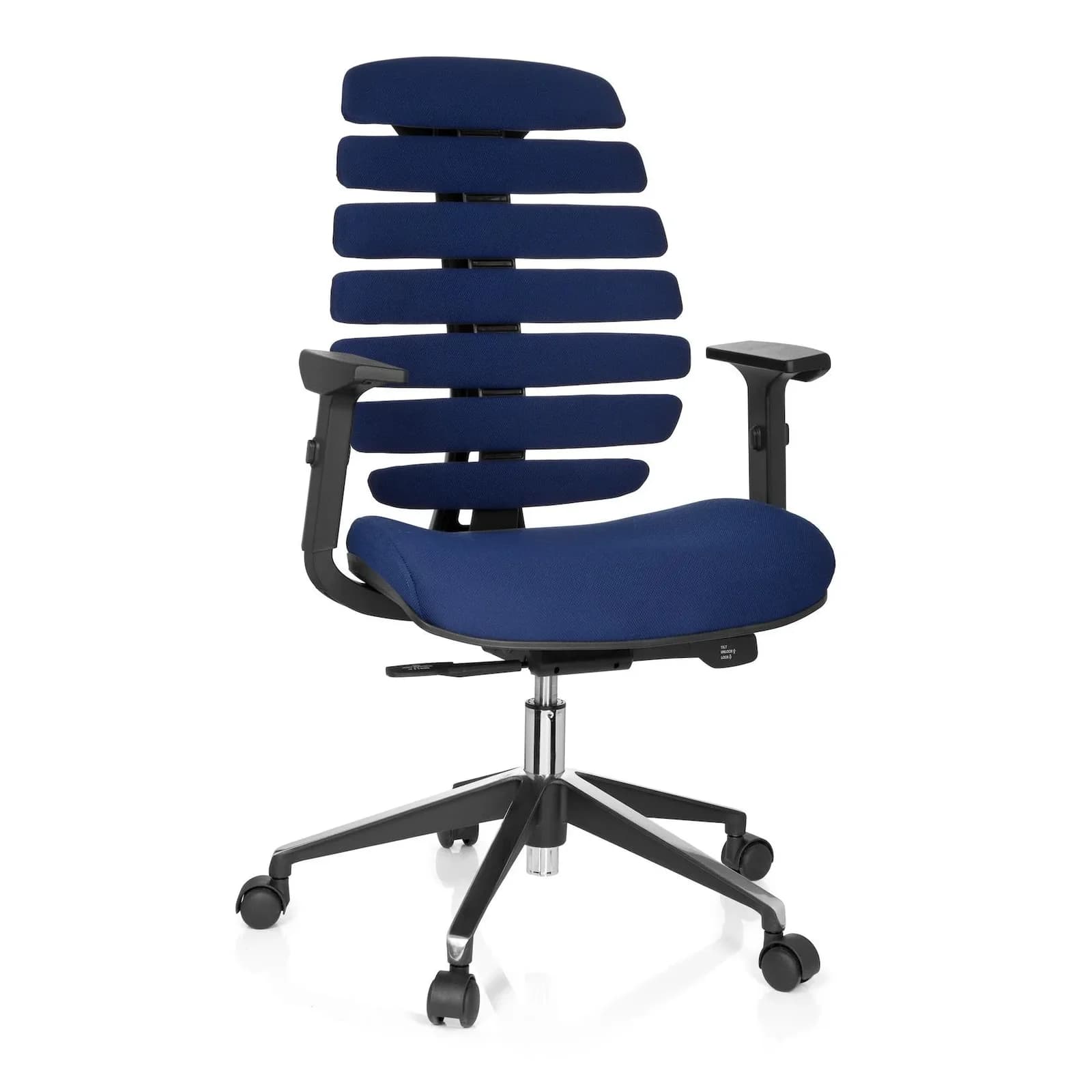 hjh OFFICE ERGO LINE II Bürostuhl Stoff Ergonomisch mit Armlehnen
