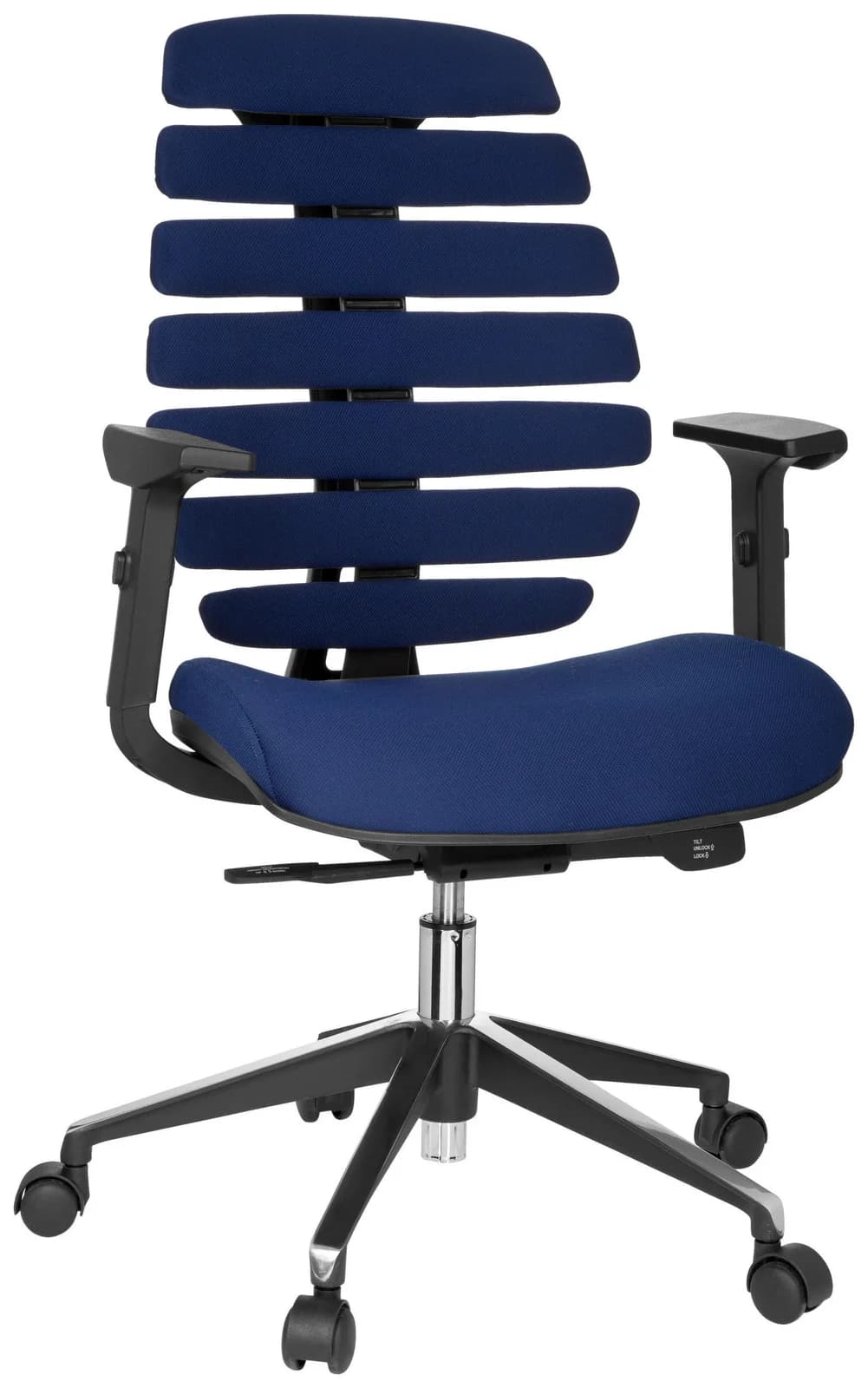 hjh OFFICE ERGO LINE II Bürostuhl Stoff Ergonomisch mit Armlehnen - Bild 2