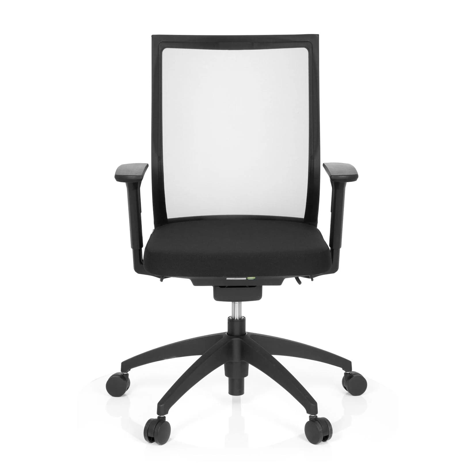 hjh OFFICE Profi Bürostuhl ASPEN Stoff / Netzstoff mit Armlehnen
