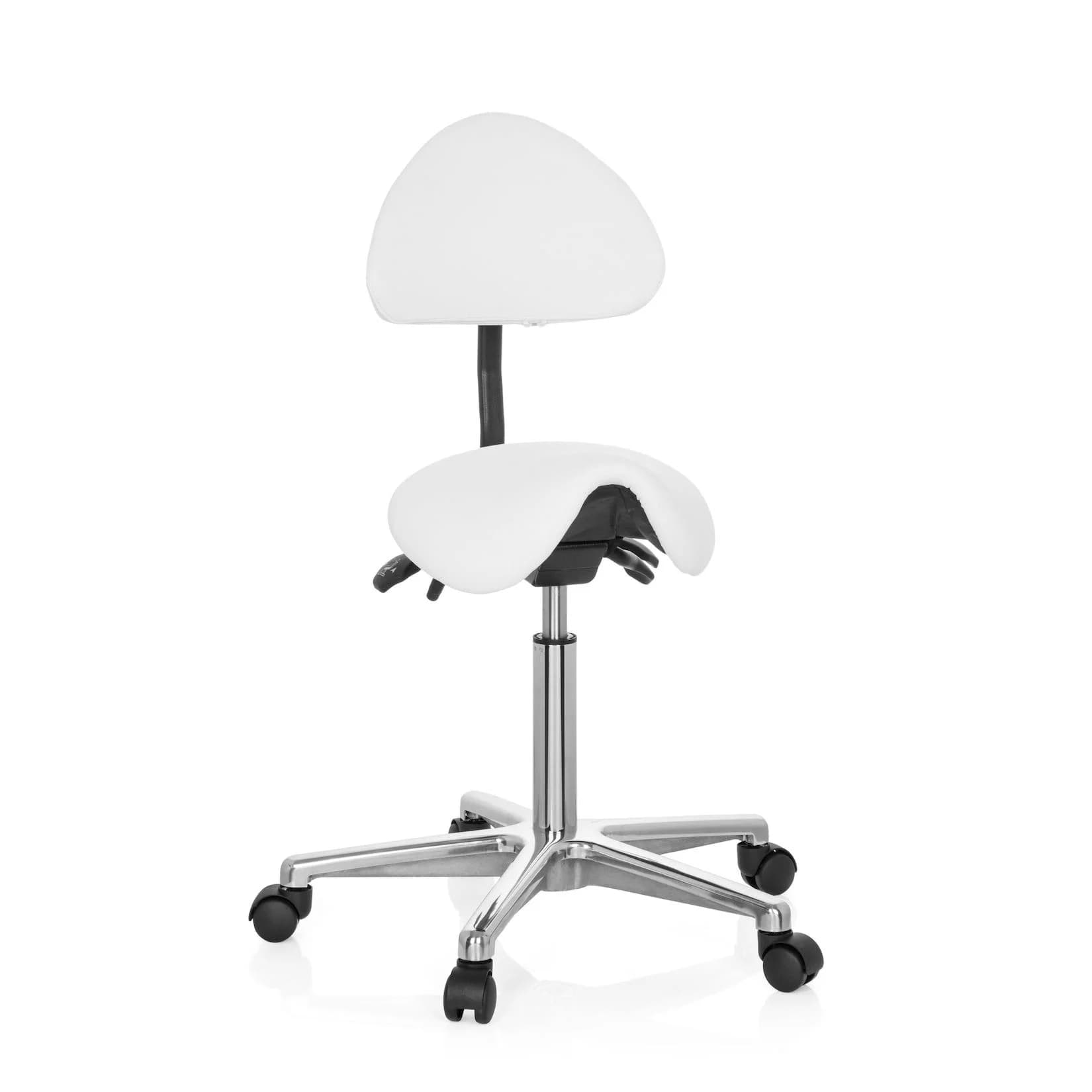Top Work 20 Bürohocker Weiß Ergonomisch