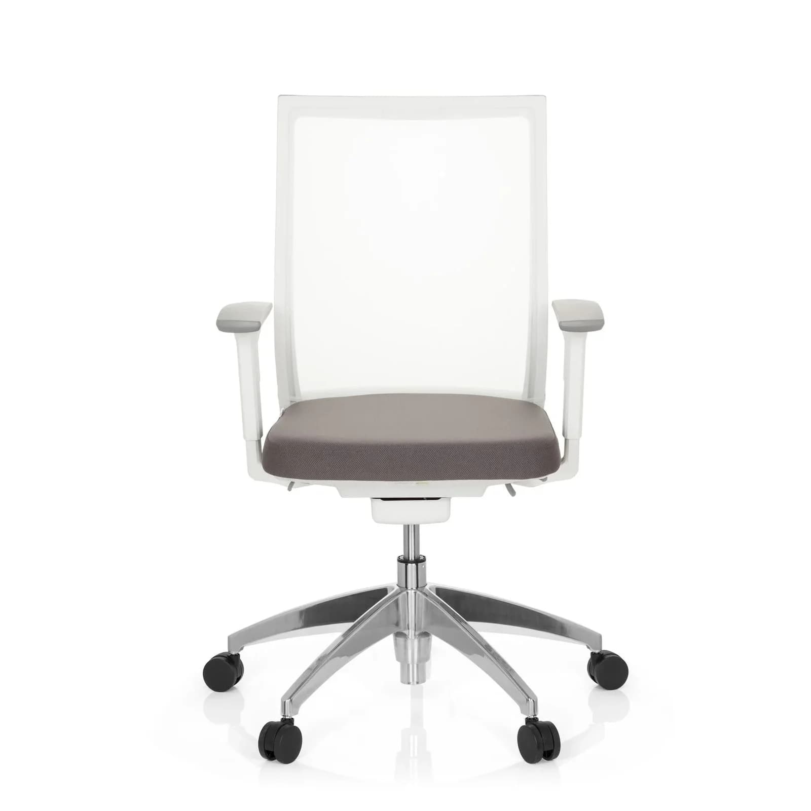 hjh OFFICE Bürostuhl ASPEN WHITE Stoff mit Armlehnen