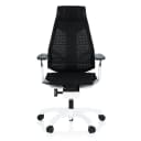 hjh OFFICE GENIDIA PRO Bürostuhl Weiß Netzstoff Ergonomisch Bild 1