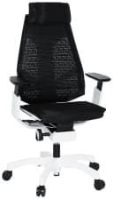 hjh OFFICE GENIDIA PRO Bürostuhl Weiß Netzstoff Ergonomisch Bild 2