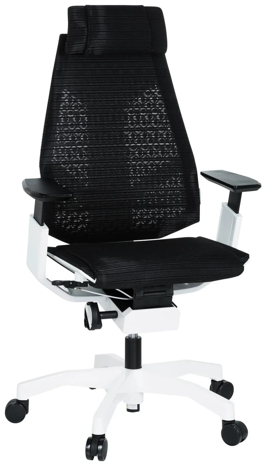 hjh OFFICE GENIDIA PRO Bürostuhl Weiß Netzstoff Ergonomisch - Bild 2