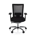 hjh OFFICE NOVA PRO ALU Bürostuhl Stoff Netzstoff Armlehnen Bild 1
