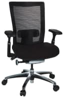 hjh OFFICE NOVA PRO ALU Bürostuhl Stoff Netzstoff Armlehnen Bild 2