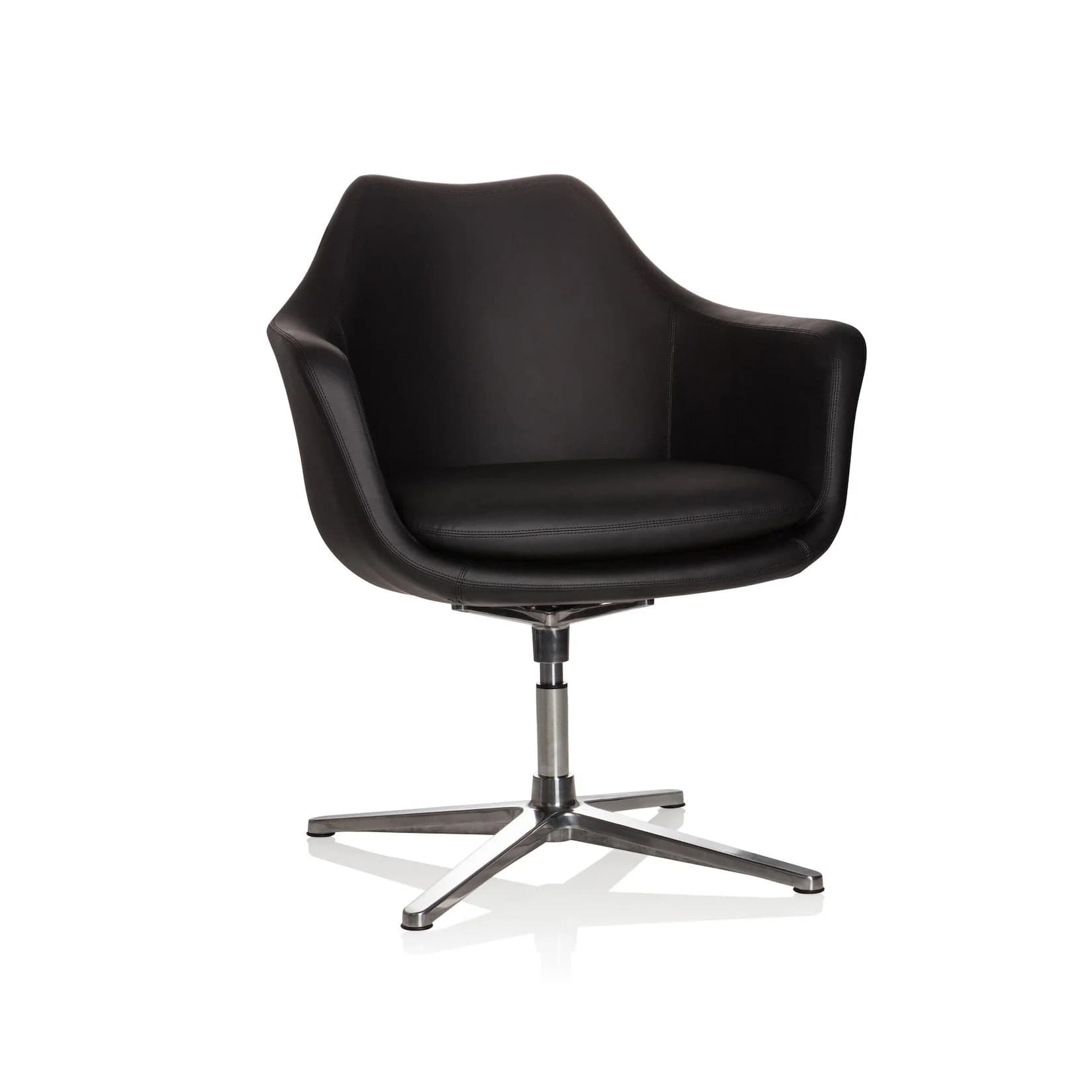 hjh OFFICE Loungesessel ARTEMIA Kunstleder Grau