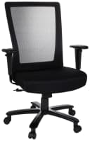 hjh OFFICE XXL EXTENDER Drehstuhl Stoff/Netzstoff mit Armlehnen höhenverstellbar Bild 2
