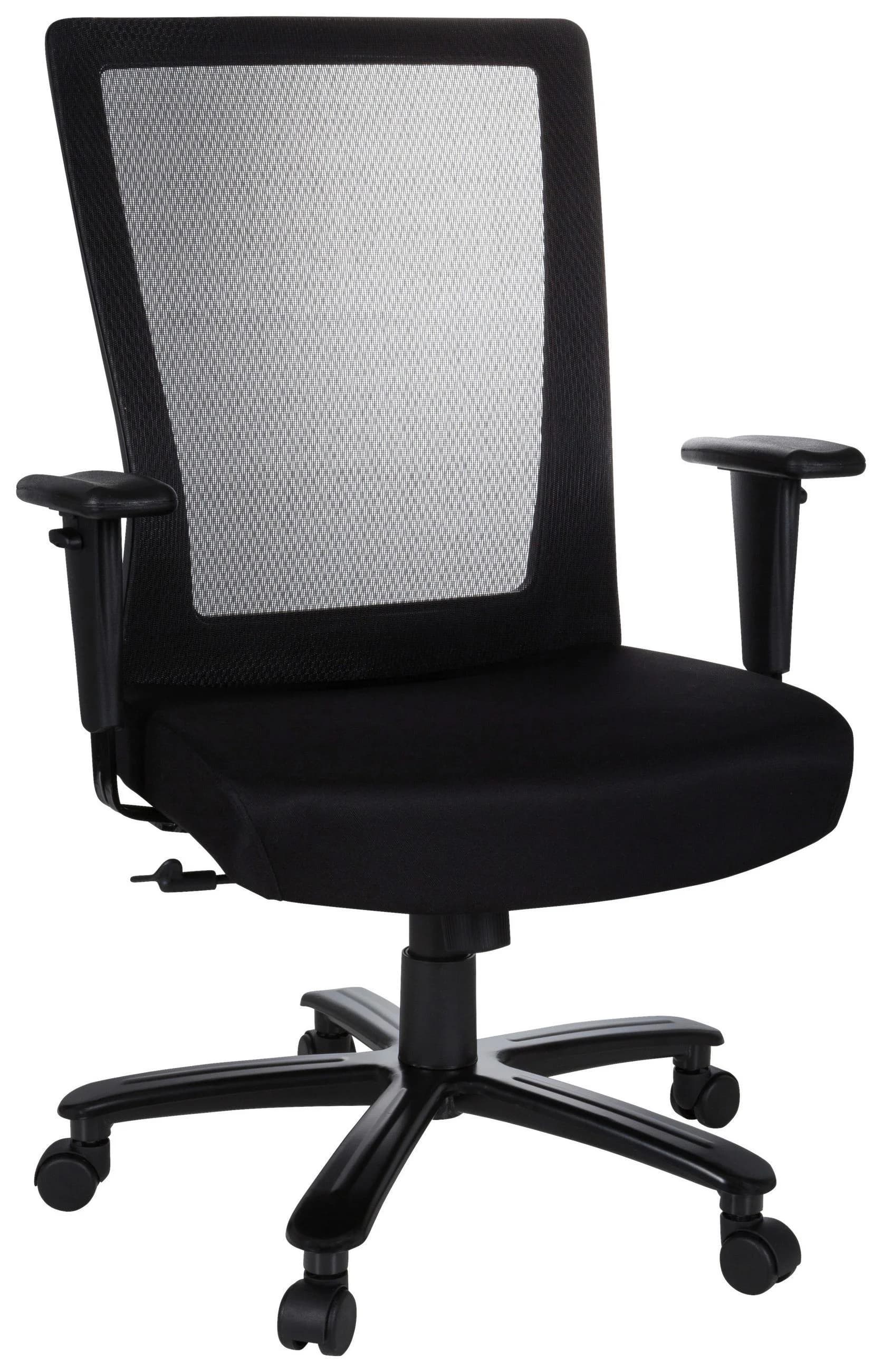 hjh OFFICE XXL EXTENDER Drehstuhl Stoff/Netzstoff mit Armlehnen höhenverstellbar - Bild 2