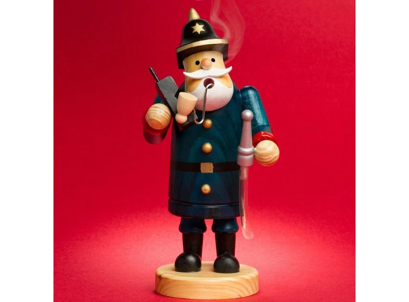 SIKORA Räuchermännchen Weihnachtsfigur aus Holz