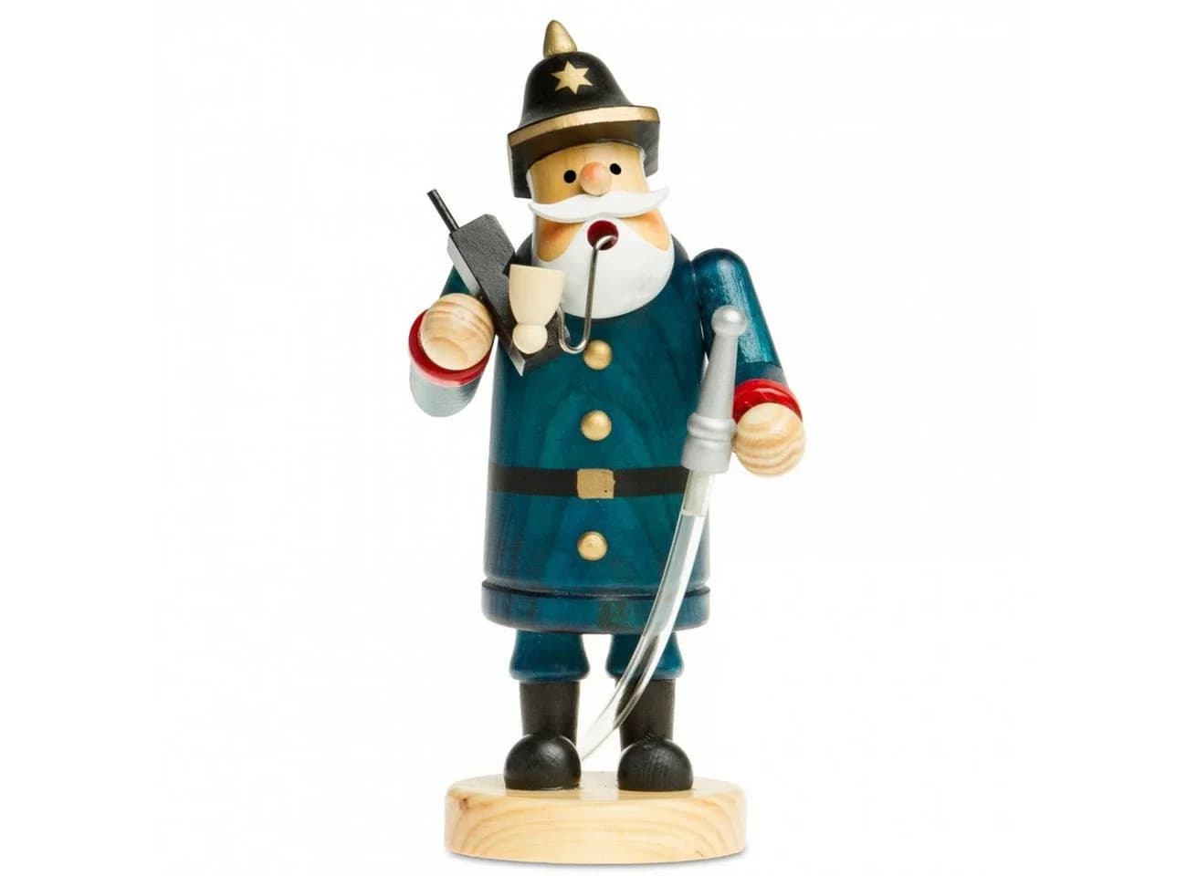 SIKORA Räuchermännchen Weihnachtsfigur aus Holz - Bild 2