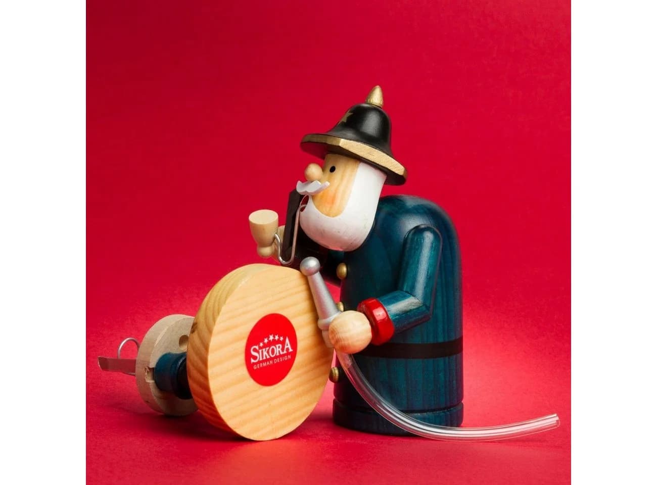 SIKORA Räuchermännchen Weihnachtsfigur aus Holz - Bild 3