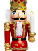 SIKORA Nussknacker Weihnachtsfigur mit LED-Kerze und Fernbedienung Bild 4