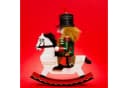 SIKORA Weihnachtsfigur Nussknacker Reiterlein XL Grün/Rot Bild 1