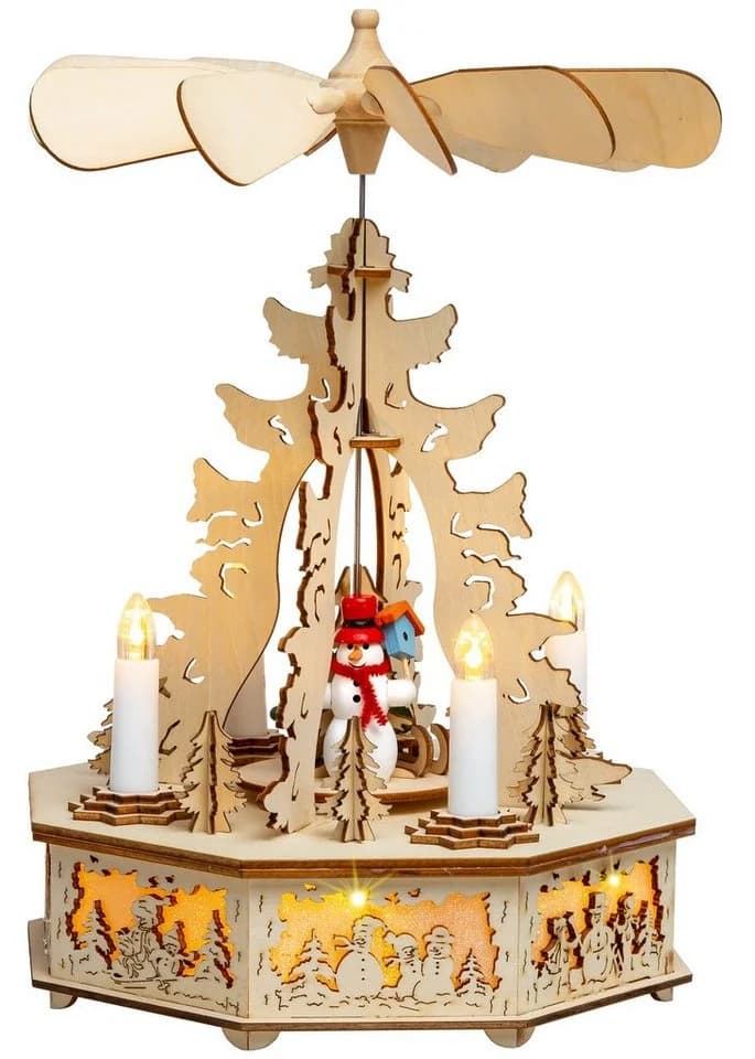 SIKORA Weihnachtspyramide mit LED-Beleuchtung und elektrischem Antrieb - Bild 3