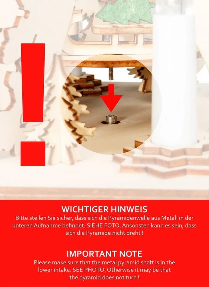 SIKORA Weihnachtspyramide mit LED-Beleuchtung und elektrischem Antrieb - Bild 5