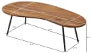lovingHome® Couchtisch Nierenform Massiv Palisander Bild 3