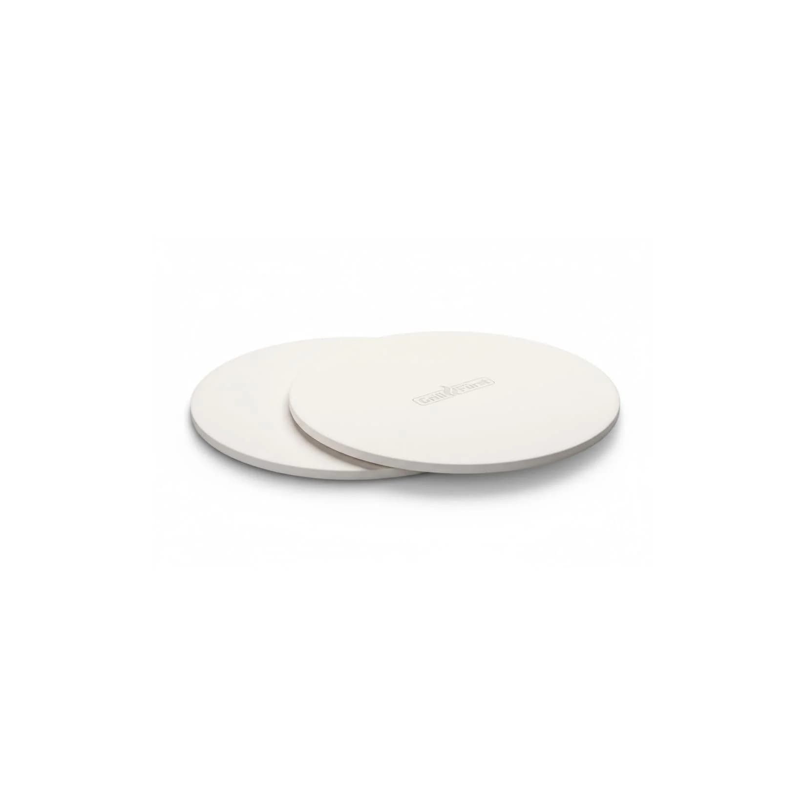 Grillfürst Pizzastein Ø 33 cm 2er Set Grau