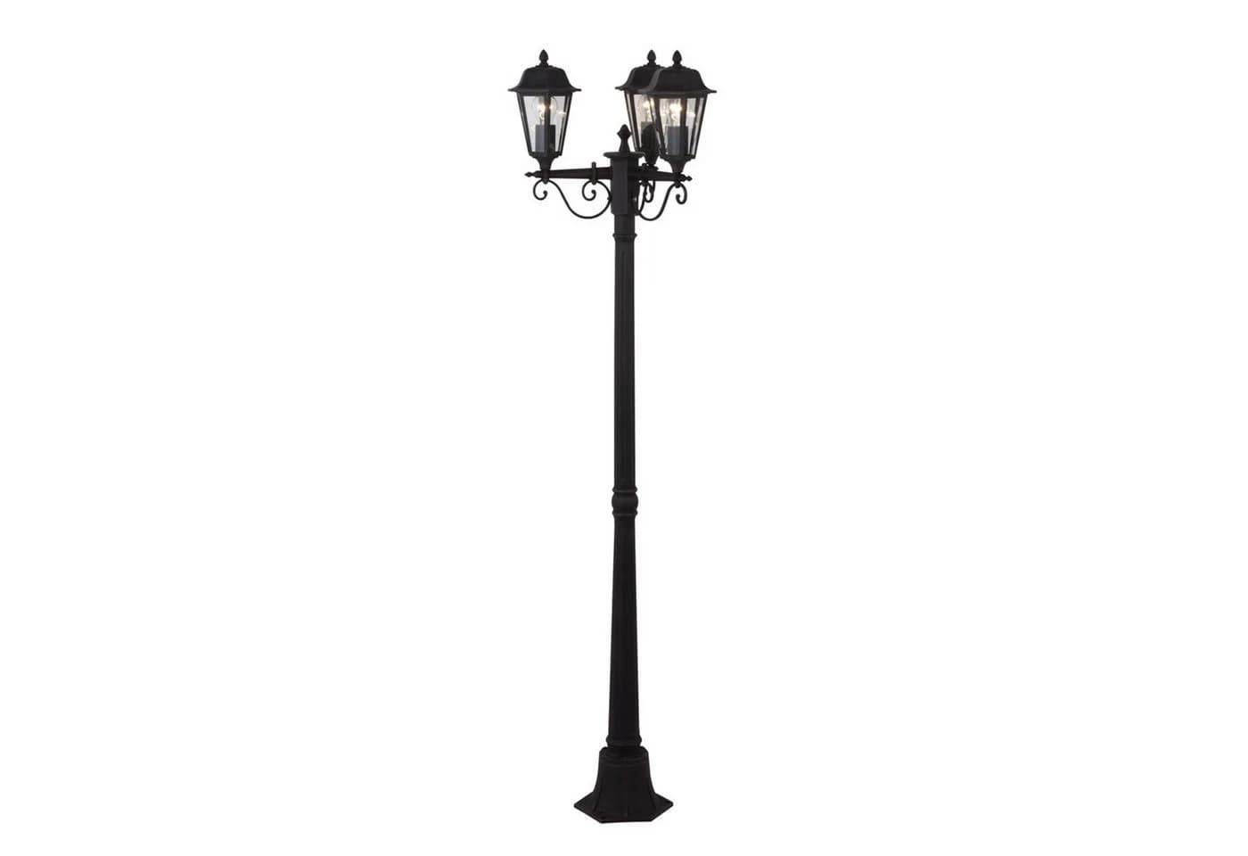 Lindby Außenleuchte Lamina 3-flg. Schwarz-Orange-Weiß E27 - Bild 2