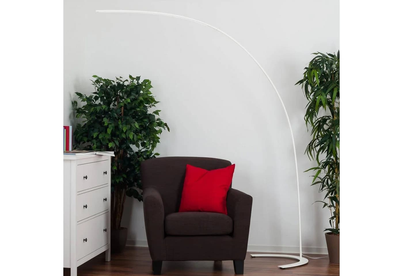 Lindby LED-Stehleuchte Danua, Weiß, Metall - Bild 2