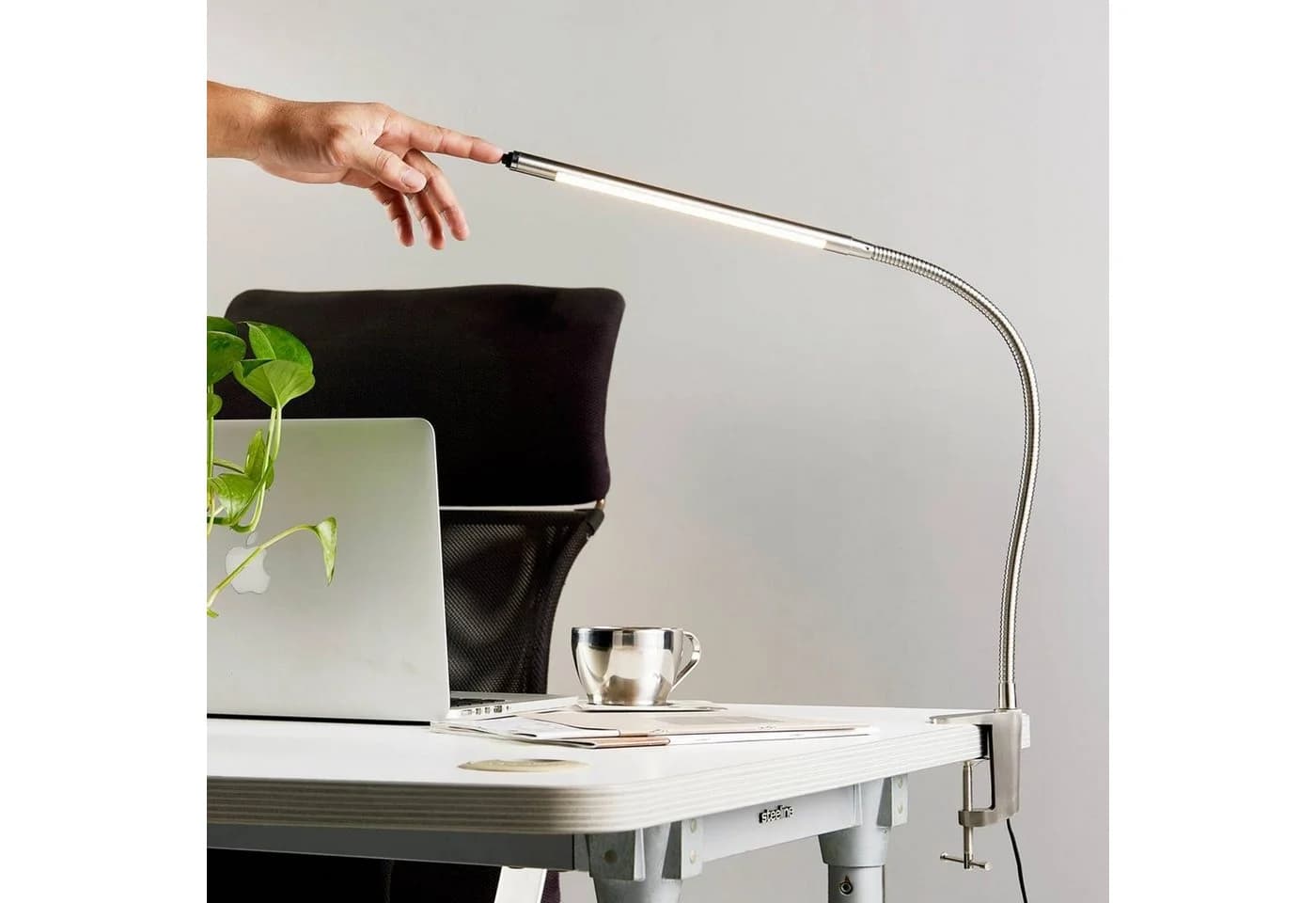 Lindby Klemmleuchte Lionard 4W LED Warmweiß Nickel-matt - Bild 5