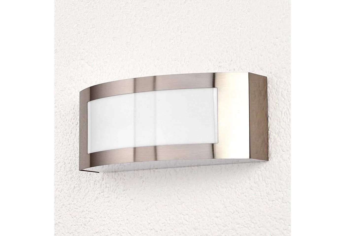 Lindby Außen-Wandleuchte Raja Edelstahl Alu IP44 - Bild 4