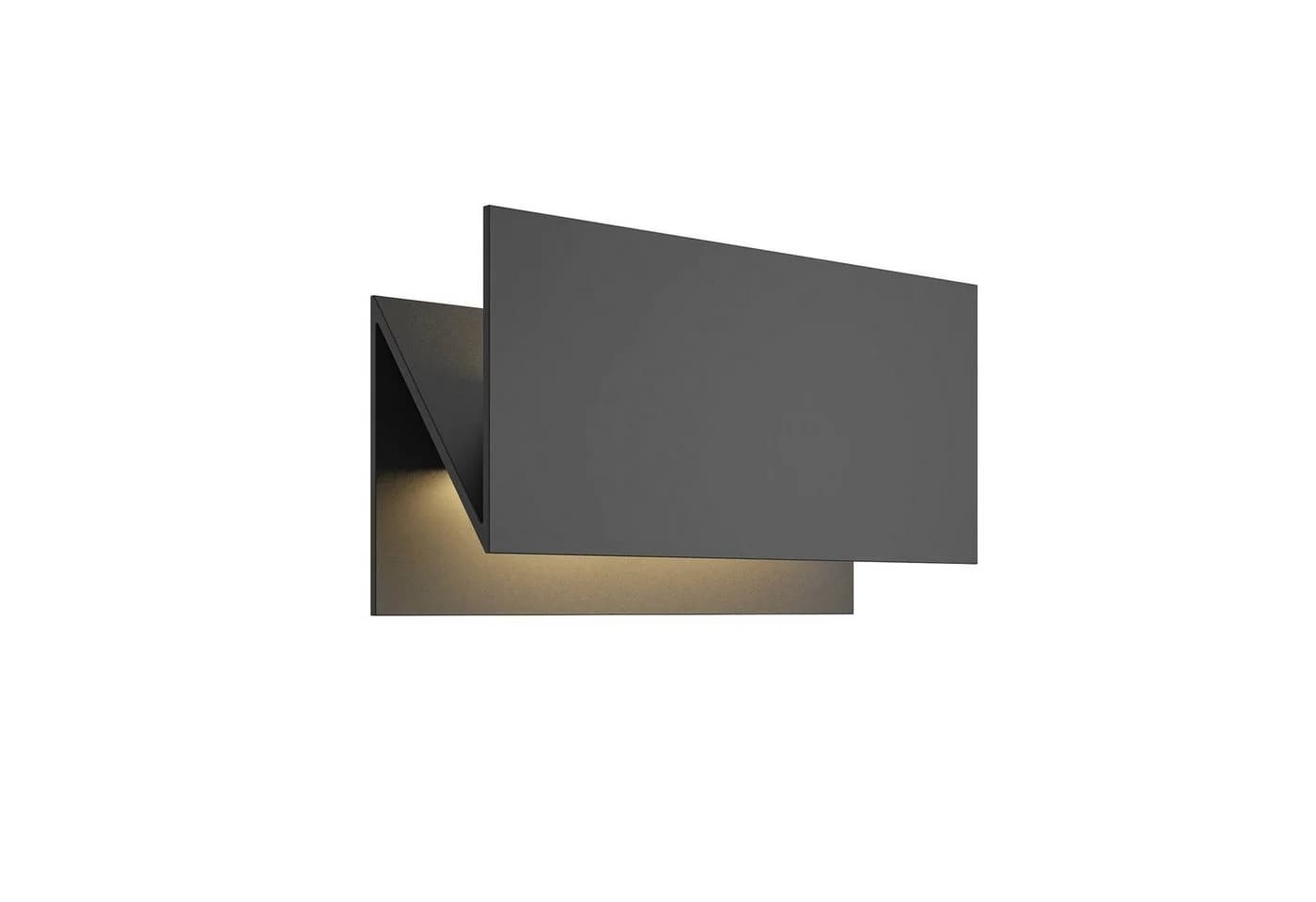 Lucande LED-Außenwandleuchte Meja Schwarz Metall IP54 - Bild 2