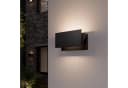 Lucande LED-Außenwandleuchte Meja Schwarz Metall IP54 Bild 3