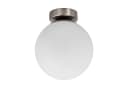 Lindby Deckenleuchte Lennie Weiß Glas IP44 1x60W Bild 2