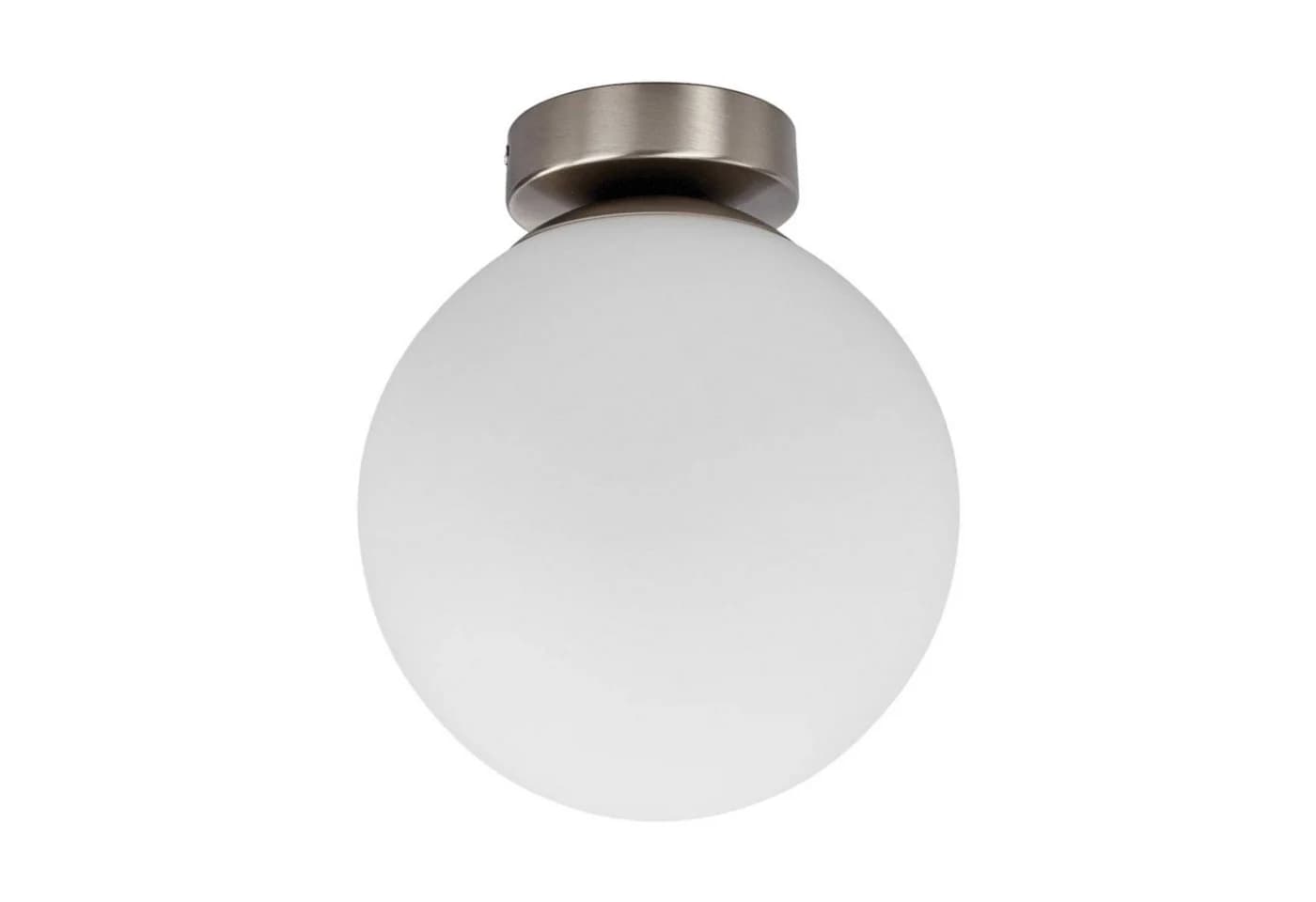 Lindby Deckenleuchte Lennie Weiß Glas IP44 1x60W - Bild 2