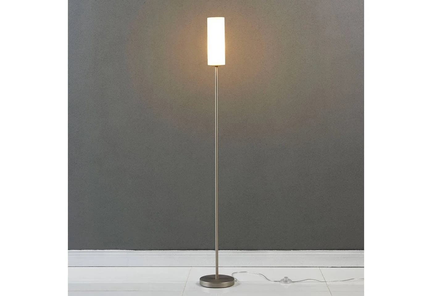 Lindby Stehlampe Vinsta Weiß Metall - Bild 3