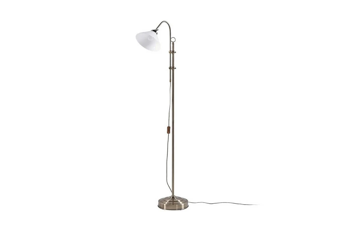 Lindby Stehleuchte Otis Altmessing Glas 170 cm E27 - Bild 2