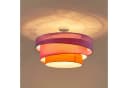 Lindby Deckenlampe Melia Violett/Pink/Orange Textil Ø56cm Bild 2