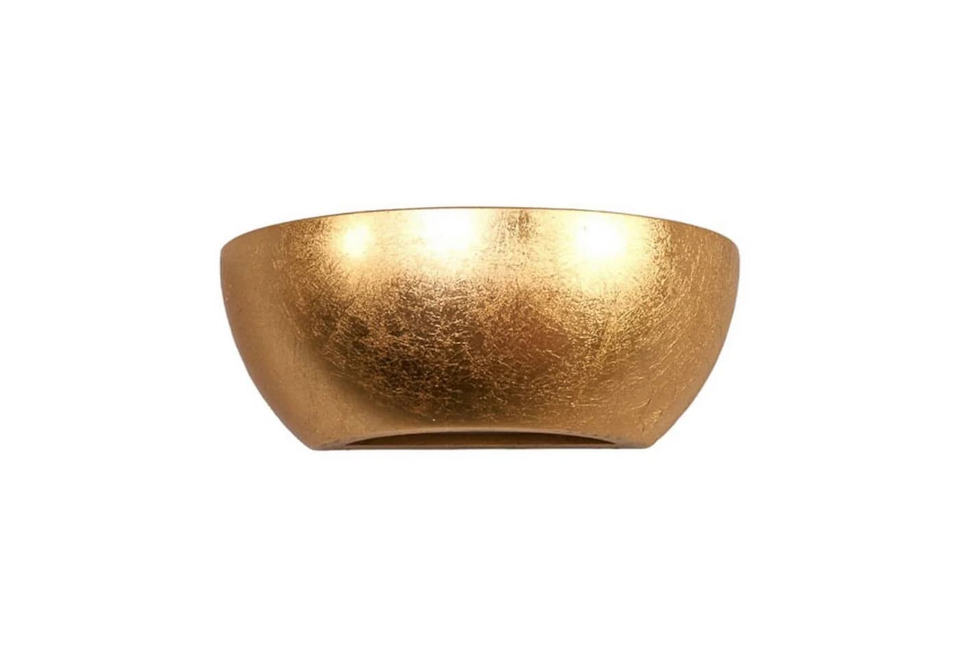 Lindby Wandleuchte Kolja Goldfarben Gips 25 cm breit E14 - Bild 2