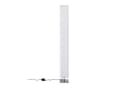 Lindby Stehlampe Janno Weiß Baumwollstoff Fußschalter 2x60W Bild 2