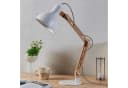 Lindby Schreibtischlampe Shivanja Holz IP20 15 W LED Bild 1