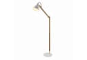 Lindby Stehlampe Shivanja Weiß Holz Metall IP20 1x60W Bild 2