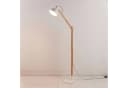 Lindby Stehlampe Shivanja Weiß Holz Metall IP20 1x60W Bild 4